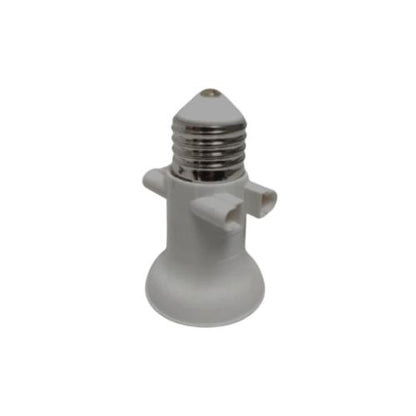 MATSUI Fitting Lampu Kombinasi Socket Stop Kontak Putih