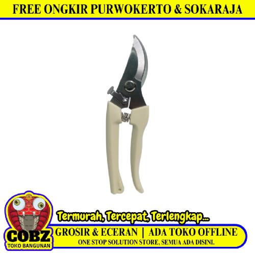 7 IN / COBZ Gunting Dahan Bengkok Ranting Tanaman Pruning Shears Gagang Fiber