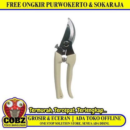 7 IN / COBZ Gunting Dahan Bengkok Ranting Tanaman Pruning Shears Gagang Fiber