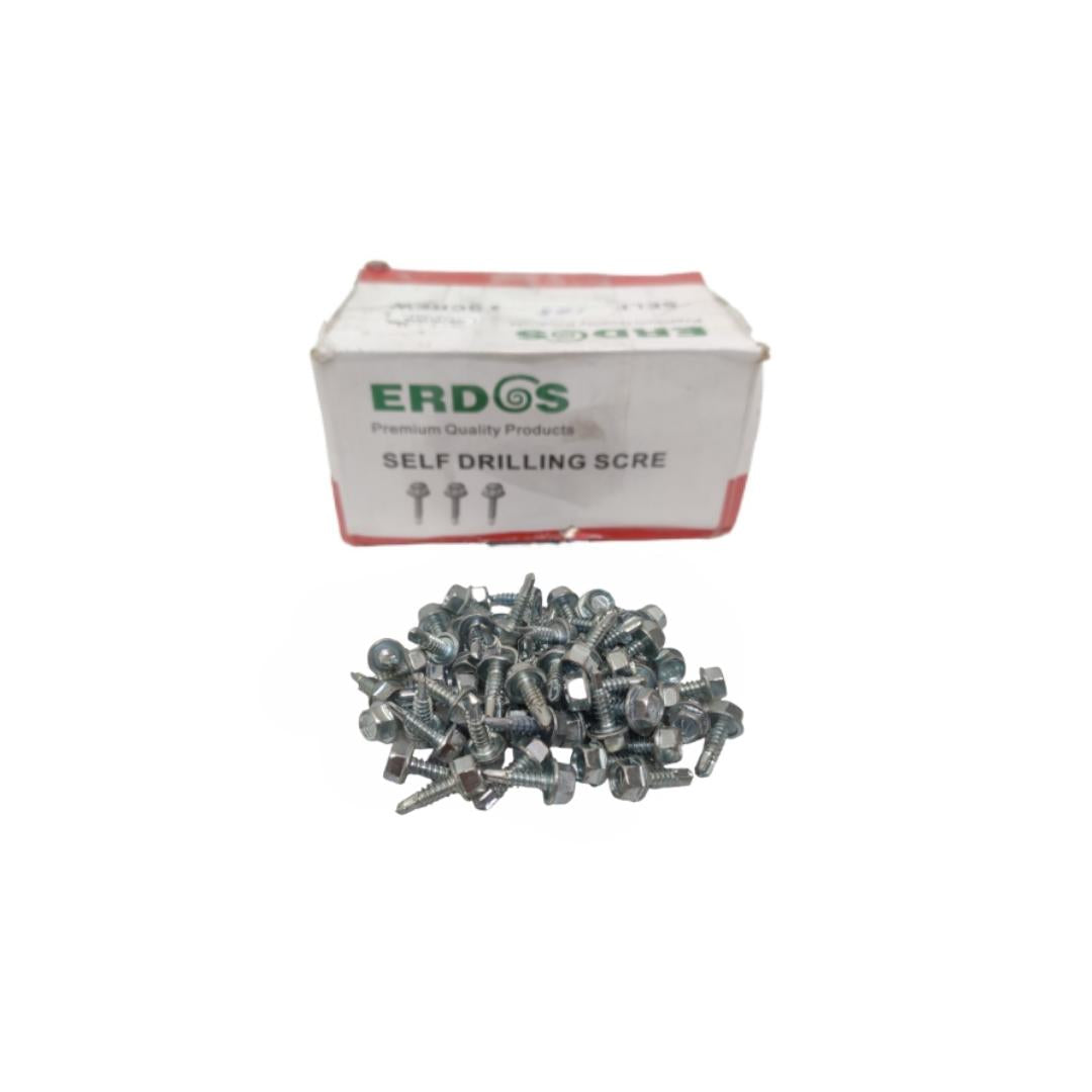 #12 x 19 MM / ERDOS Roofing Baut Sekrup Atap Baja Ringan Putih Dus