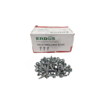 #12 x 19 MM / ERDOS Roofing Baut Sekrup Atap Baja Ringan Putih Dus