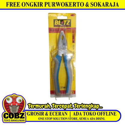 8 IN / BLITZ  Tang Kombinasi Kawat Kabel Combination Pliers