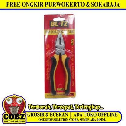 6 IN / BLITZ Tang Kombinasi Kawat Kabel Combination Pliers