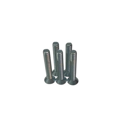 M 5 x 25 MM / TM Baut JF Kepala Rata Plus Putih Biji