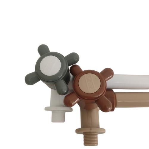 1/2 IN / DOLPHIN Kran Angsa Sink Bak Cuci Piring Tembok Plastik PVC