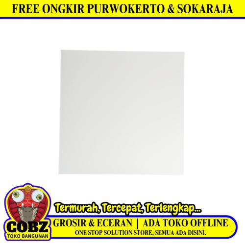 40 CM x 40 CM / MULIA Keramik Lantai Rumah Glossy Brilliant White Dus