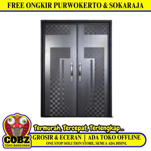 10 CM x 160 CM x 240 CM / FORTRESS DYS 160.01 DOUBLE Pintu Kamar Mandi Baja Set