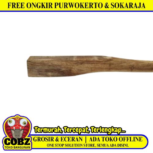 80 CM / TM NON PAPRAS Gagang Pacul Cangkul Alat Tani Kebun Taman Proyek Kayu