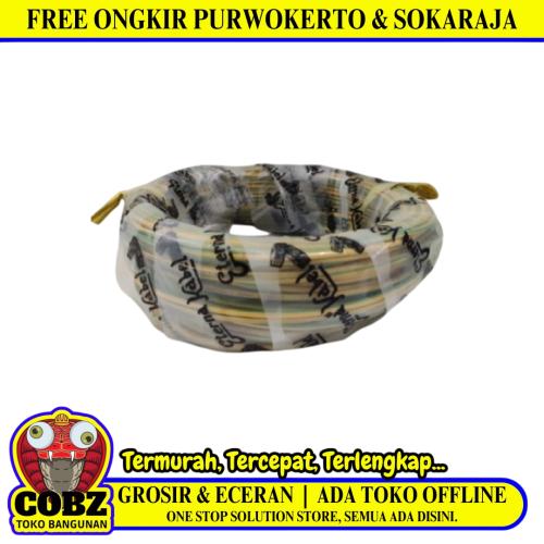 1 INTI x 1.5 MM x 50 M / ETERNA NYA Tunggal Kabel Tembaga SNI Kuning Roll