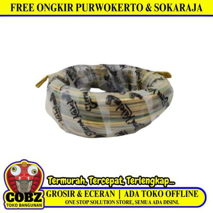 1 INTI x 1.5 MM x 50 M / ETERNA NYA Tunggal Kabel Tembaga SNI Kuning Roll