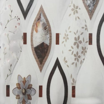 25 CM x 40 CM / UNO MARIGOLD Keramik Dinding Kamar Mandi Glossy White Dus