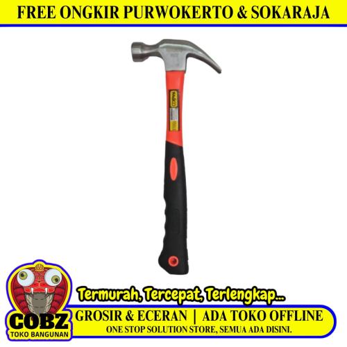 16 OZ / MADICO Palu Martil Kambing Tanduk Congkel Paku Gagang Karet