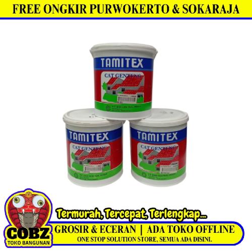 4 KG / TAMITEX STANDARD Cat Genteng Kolam Tembok Roof Paint Galon