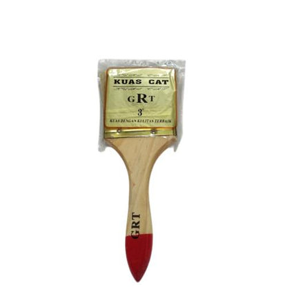 3 IN / GRT Kuas Cat Tembok Kayu Besi Air Acrylic Paint Brush