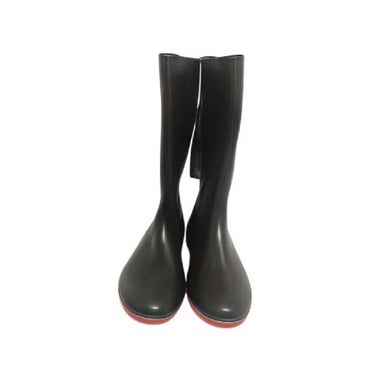 NO 41 / ANDO Sepatu Boot Kebun Pabrik Proyek Safety Karet Hitam Set