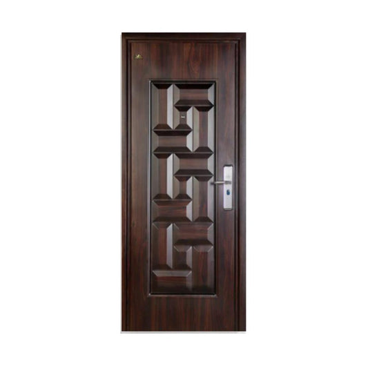 5 CM x 90 CM x 220 CM / FORTRESS PRIME 90.04 SINGLE DOOR Pintu Baja Coklat Set