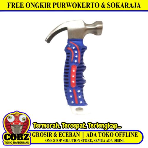 8 OZ / POPEYE Palu Martil Kambing Tanduk Congkel Paku Gagang Karet