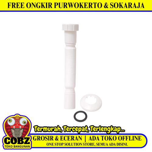 1 1/4 IN x 80 CM / VEZEL Selang Pembuangan Afur Sink BCP Wastafel PVC