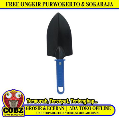 9 IN / NM Sekop Taman Kebun Media Tanaman Mini Biru