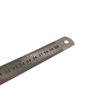 60 CM / NM Penggaris Mistar Alat Ukur Panjang Ruler Plat Besi