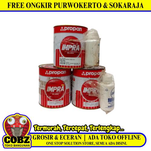 1 KG / IMPRA MELAMINE SANDING SEALER Cat Dasar Meni Kayu Sealer Primer Wood Paint Kaleng