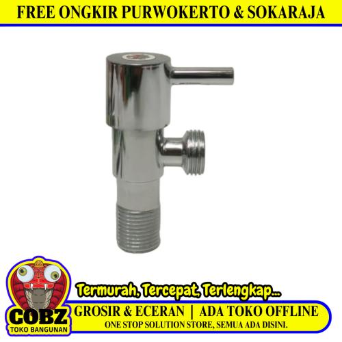 1/2 IN / COBZ CBAFA02 Stop Kran Air Shower Kloset Monoblok Stainless