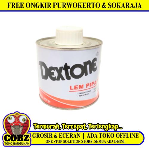 400 ML / DEXTONE Lem Pipa Paralon Fitting Plastik PVC Kaleng