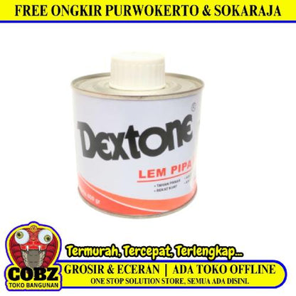 400 ML / DEXTONE Lem Pipa Paralon Fitting Plastik PVC Kaleng