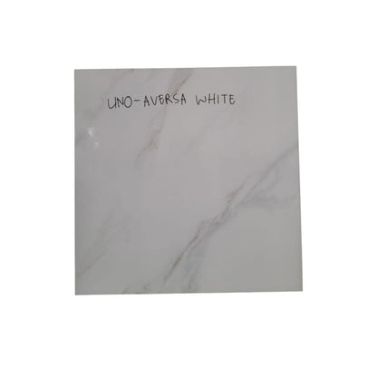 50 CM x 50 CM / UNO AVERSA Keramik Lantai Rumah Glossy White Dus