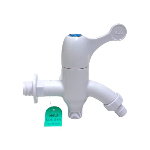 1/2 IN / NEW SOLIGEN S13 Kran Air Cabang Double Shower Mesin Cuci PVC