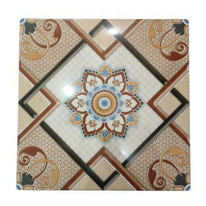 40 CM x 40 CM / ARWANA ZARAGOZA Keramik Lantai Rumah Glossy Brown Dus