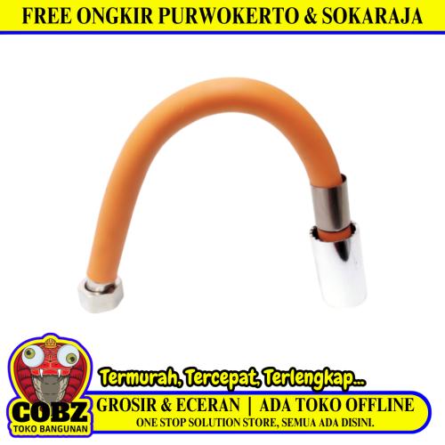 30 CM / NM Cucut Corong Sambungan Kran Fleksibel Wastafel Karet