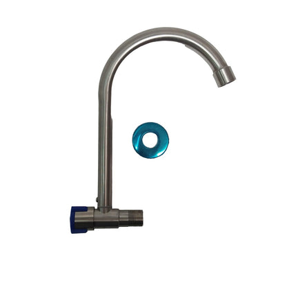 1/2 IN / COBZ CBABH06 Kran Angsa Sink Bak Cuci Piring Tembok Stainless