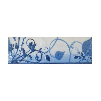 8 CM X 25 CM / NM 8C742C List Keramik Dinding Kamar Mandi Blue Lembar