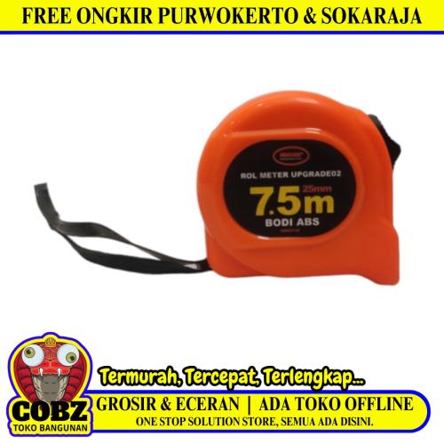 7.5MM / HIOSHI Meteran Alat Ukur Tukang Bangunan Measuring Tape