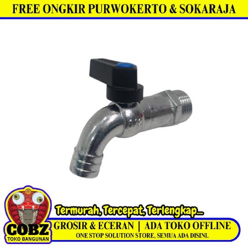 1/2 IN / SLG Kran Air Tembok Taman Bola Ball Valve Stainless