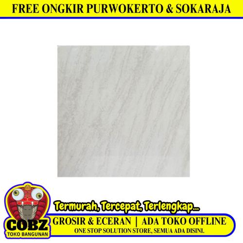 30 CM x 30 CM / ASIA TILE ZENSA Keramik Lantai Rumah Glossy Grey Dus