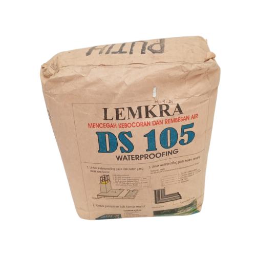 5KG / LEMKRA DS105 Semen Waterproofing Pelapis Anti Bocor Putih Sak
