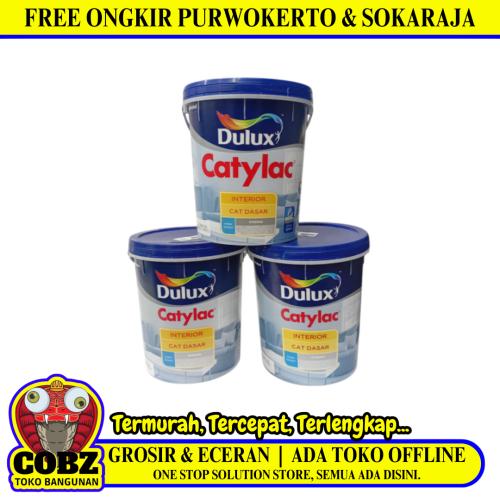 4 KG / DULUX CATYLAC INTERIOR Cat Dasar Tembok Sealer Primer Wall Paint Galon