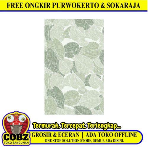 25 CM x 40 CM / PLATINUM BOHEMIA Keramik Dinding Kamar Mandi Glossy Green Dus