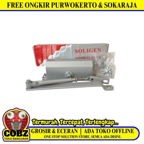 SOLIGEN Door Closer Alat Penutup Penahan Pintu Otomatis  Set
