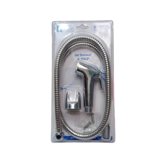 1/2 IN x 120 CM / VOLK A 50CP Jet Shower Cebok Toilet Stainless Set