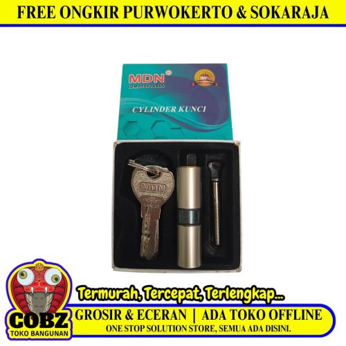 MDN Silinder Anak Kunci Pintu Cylinder Lock Besar + 5 Kunci Set