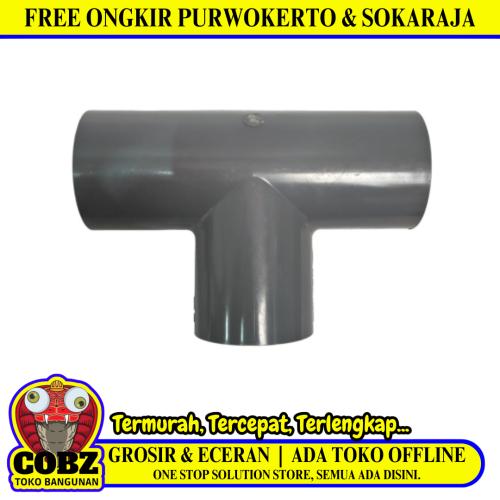 1 1/4 IN / RUCIKA AW Tee Sambungan Fitting Pipa PVC