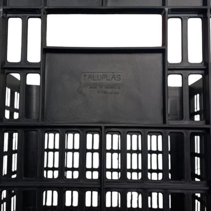 630 MM x 520 MM x 370 MM / TALUPLAS S4-001 Krat Industri Keranjang Buah Rongga Black