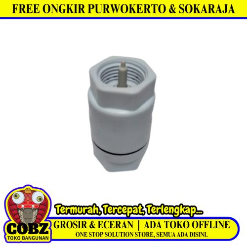 1/2 IN / FINA Tosen Tusen Tesen Foot Klep Valve Plastik PVC