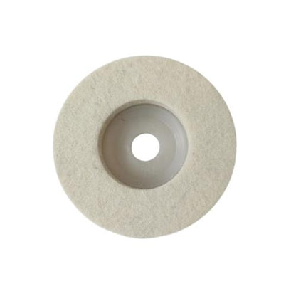 4 IN / MOLLAR  Wool Polish Polishing Sponge Poles Putih
