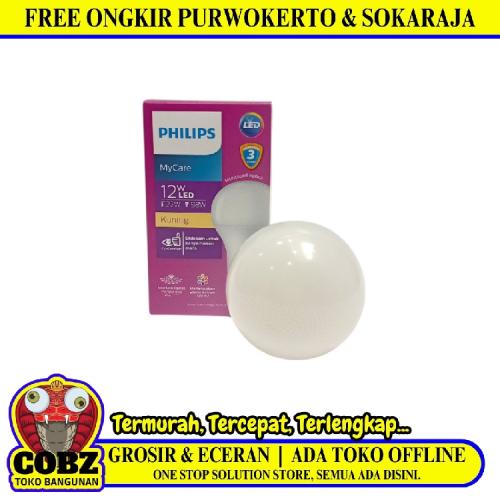 12 WATT / PHILIPS LED Lampu Bohlam Bulb Kuning
