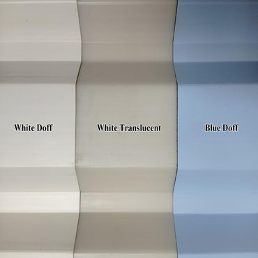 10 MM x 830 MM x 4 M / ALDERON RS 830 Atap U PVC Double Layer White Translucent Lembar