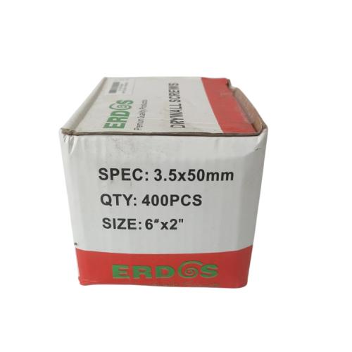 #6 X 2 IN / ERDOS Sekrup Gypsum Screw Plafon Board GRC Hitam Dus